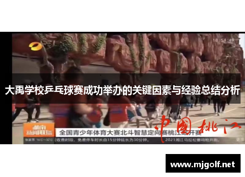 大禹学校乒乓球赛成功举办的关键因素与经验总结分析