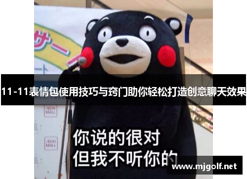 11-11表情包使用技巧与窍门助你轻松打造创意聊天效果